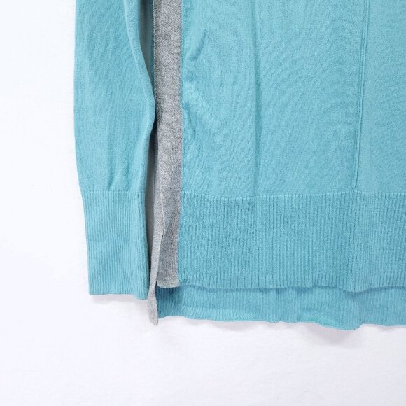 Boden Wool Blend Sweater Size XS Blue Color Block Soft With Stretch - Picture 11 of 12